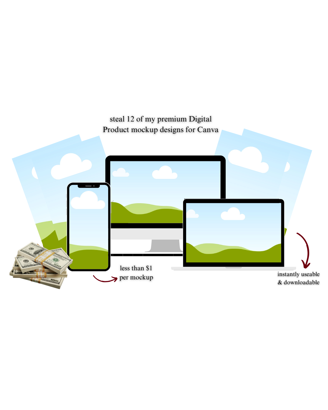 12 Premium Canva Mockups