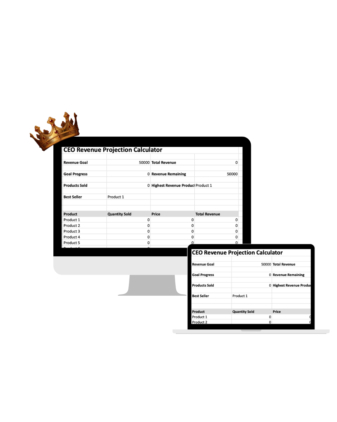 CEO Revenue Projection Calculator