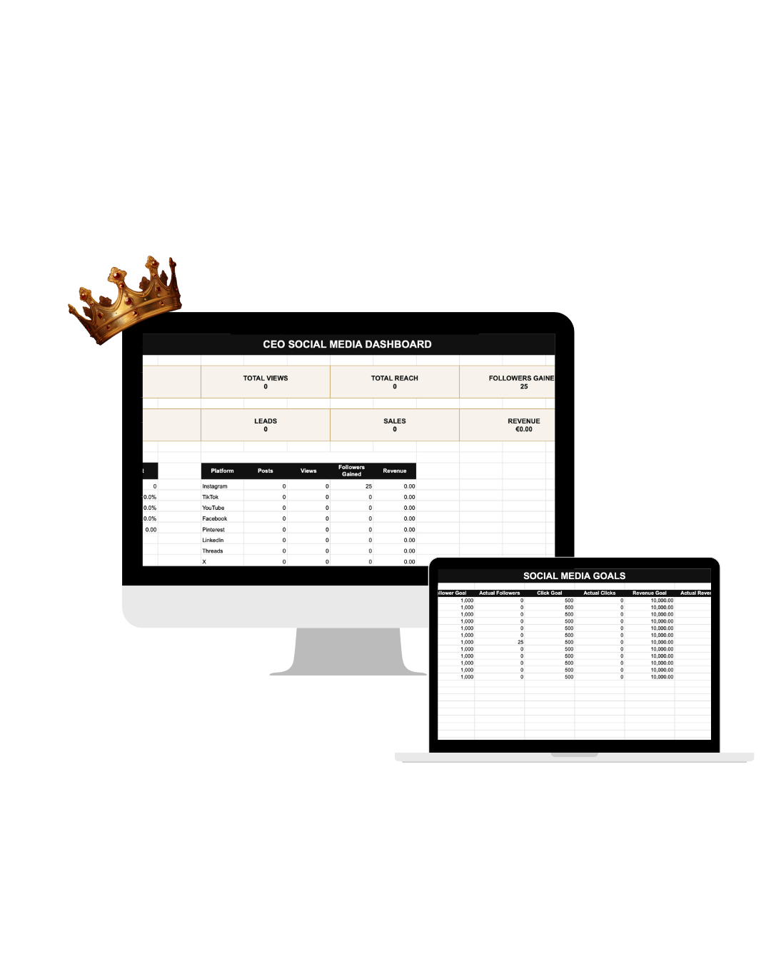 CEO Social Media Dashboard